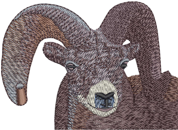 Secure This Buck Embroidery Pattern for Outdoor-Themed Apparel Buck Embroidery