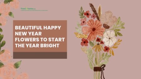 beautiful happy new year flowers
