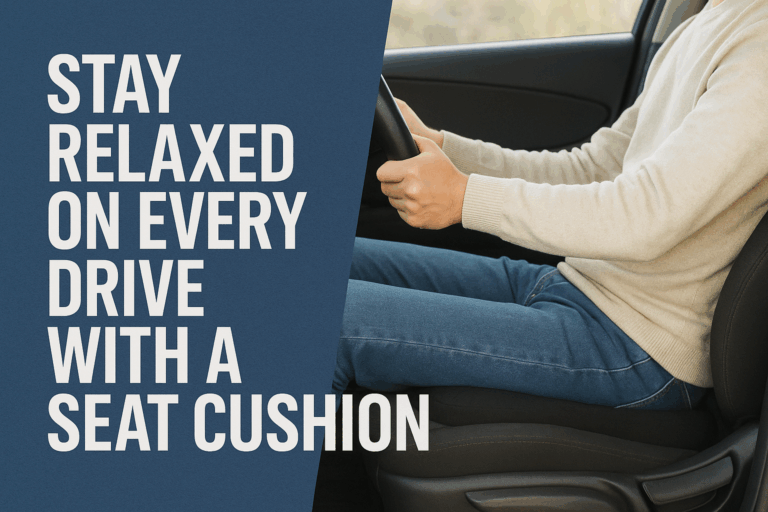 Stay Relaxed on Every Drive with a Seat Cushion car seat cushion