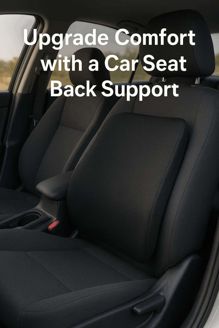 car seat back support