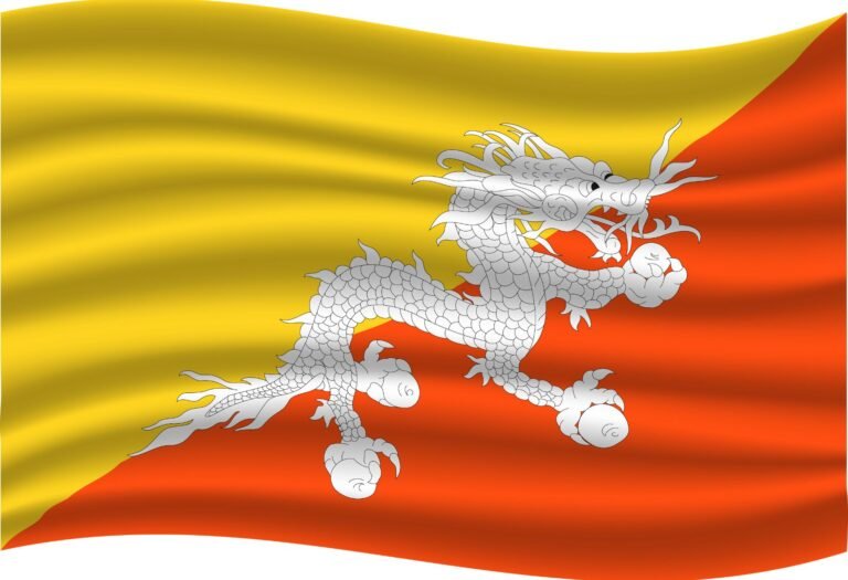 National Flag Of Bhutan