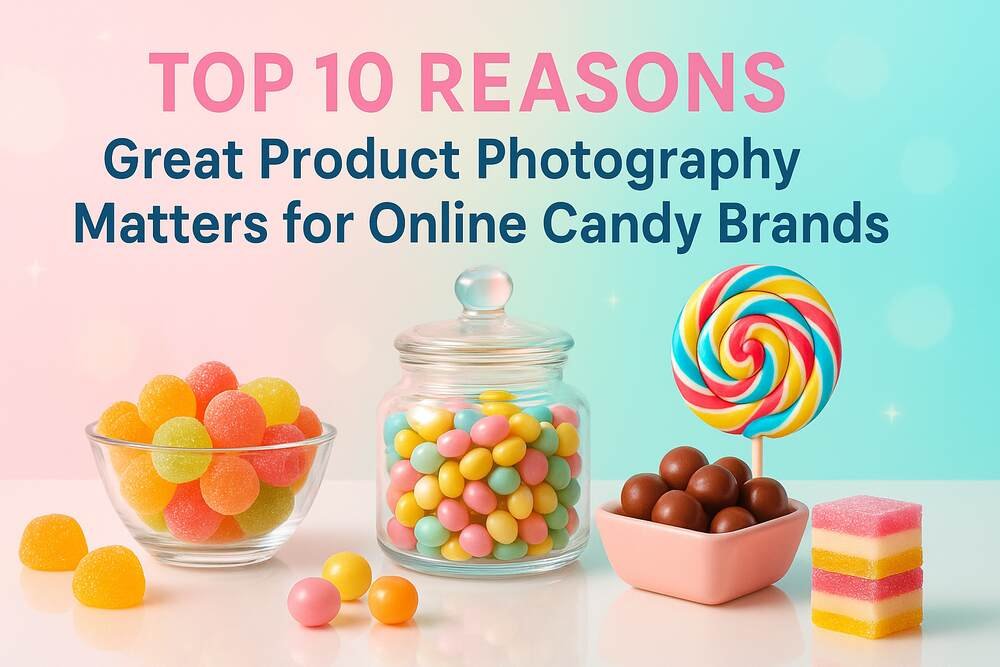 Top 10 Reasons Great Product Photography Matters for Online Candy Brands