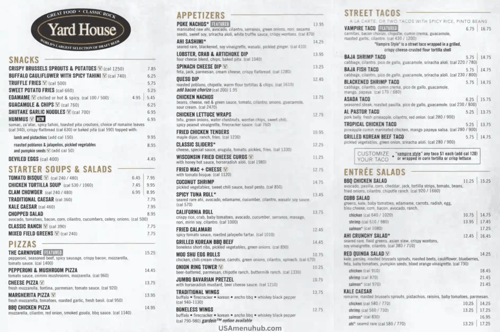 Inside the Yard House Menu: What to Expect Before You Order