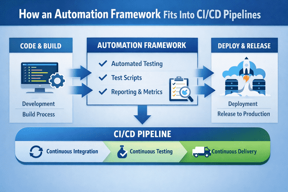 How an Automation Framework Fits Into CI/CD Pipelines?