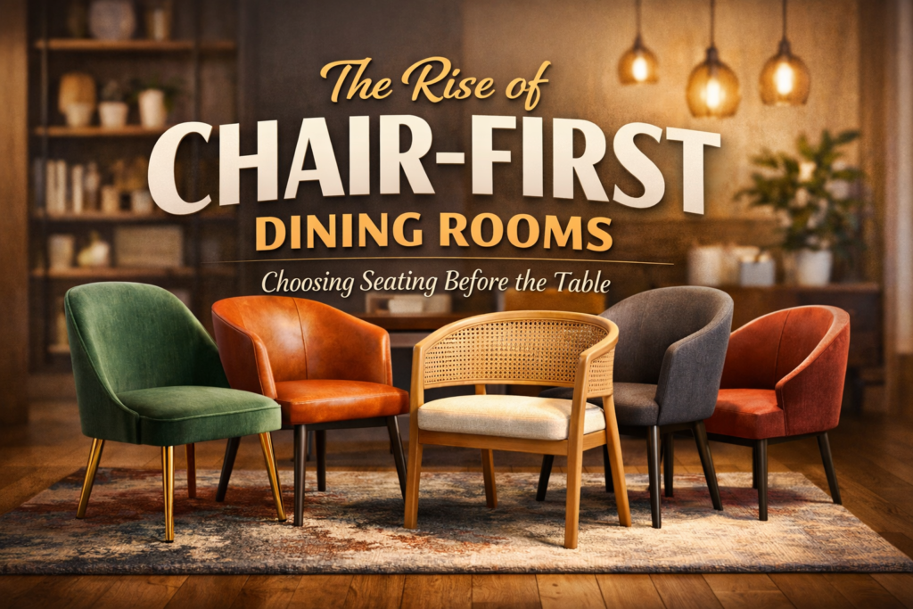 Dining Room Furniture Trends: The Chair-First Dining Room Dining Room furntiure