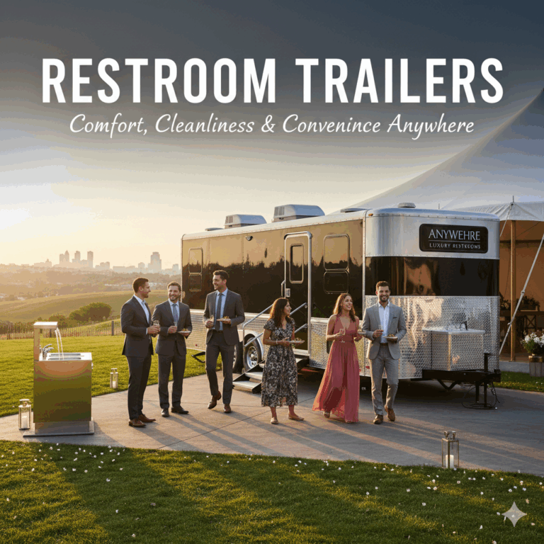 restroom trailers