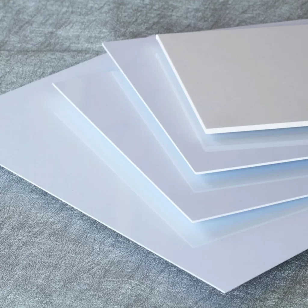 White Rigid PVC Board with Corrosion Resistance for Cleanroom and Hospital Wall Systems White Rigid PVC Board with Corrosion Resistance for Cleanroom and Hospital Wall Systems