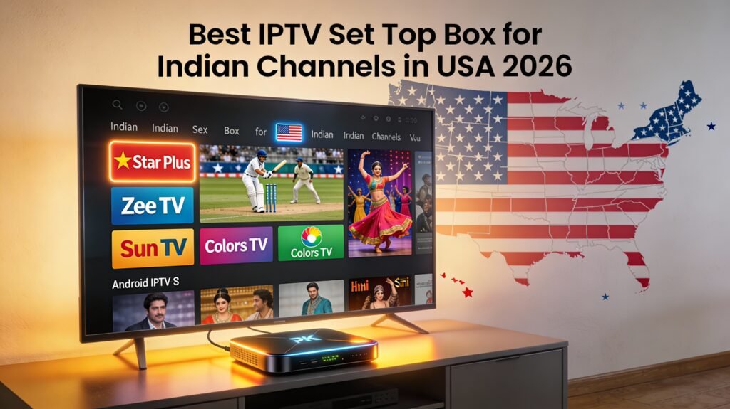 Best IPTV Set Top Box for Indian Channels in USA 2026 iptv set top box