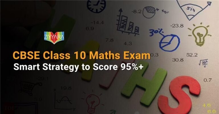 CBSE Class 10 Maths Exam Question Paper: Smart Strategy to Score 95%+