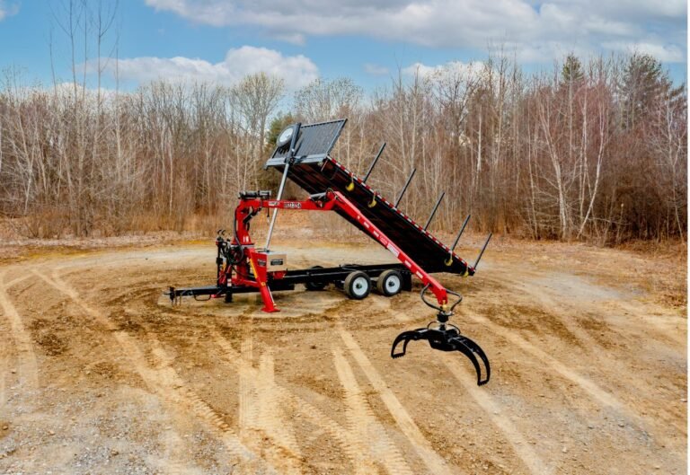 Heavy-Duty Log Loader Trailer for Sale | Canadian Built Hauling